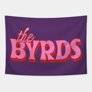 The Byrds  // Retro Fan Design Tapestry