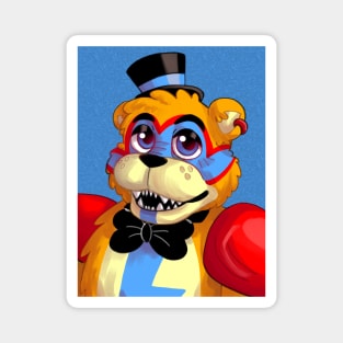 Freddy Fazbear Rockstar Row Poster Magnet