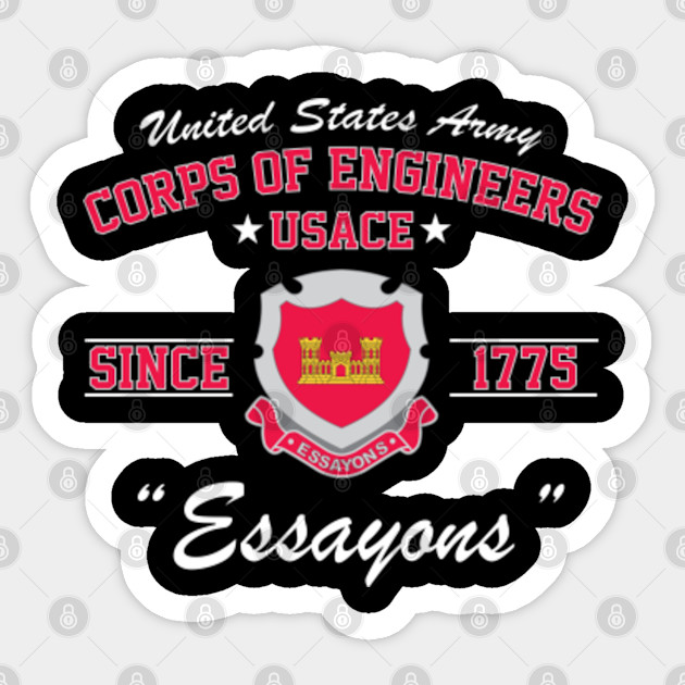 Us Army Corps Of Engineers Corps Of Engineers Sticker Teepublic