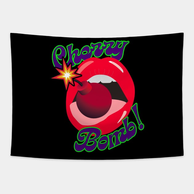 Cherry Bomb! Tapestry by RKTBOY