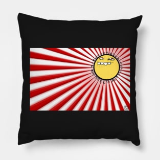 Laughing sun Pillow