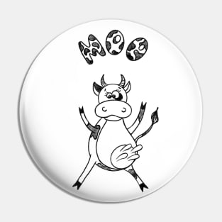 Funny cow Pin