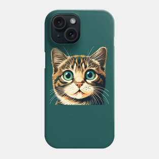 Cute Cat Face Surprise Lover - Funny Kitty Phone Case