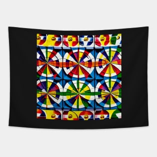 Dart Board Pop Art 3D Poppin Tapestry