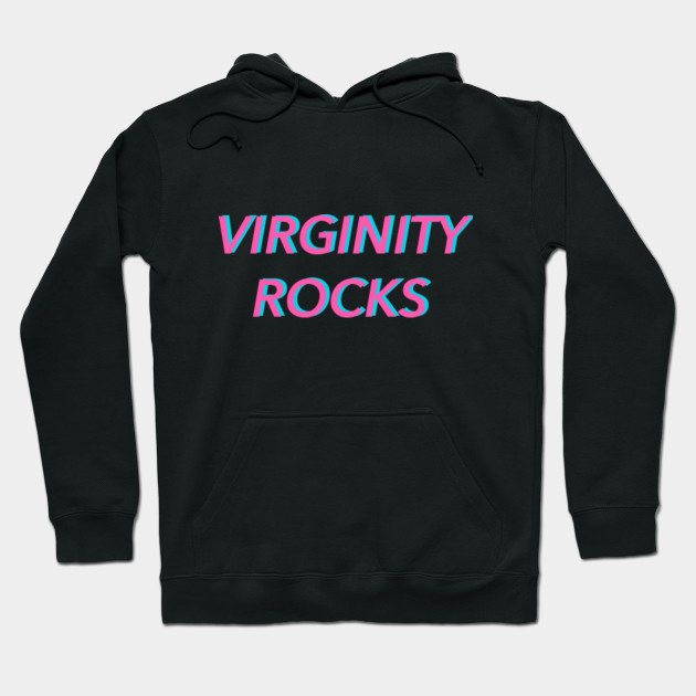 blue virginity rocks sweatshirt