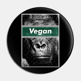 Vegan Gorilla Pin