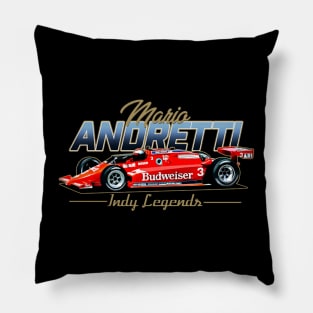 Mario Andretti Legends 80S Retro Pillow