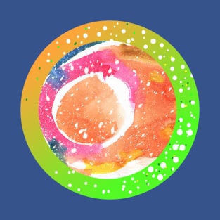 WAtercolor abstract circle T-Shirt