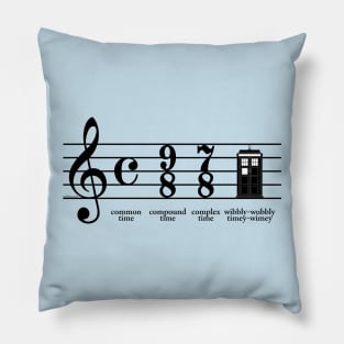 Wibbly-wobbly timey-wimey Pillow