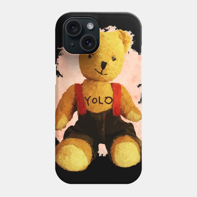 Teddy Yolo Phone Case by andreabeloque