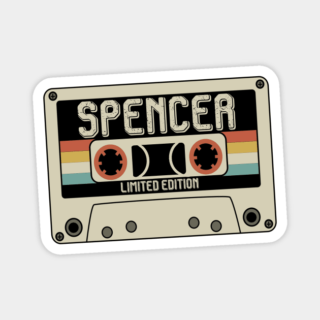 Spencer - Limited Edition - Vintage Style Magnet by Debbie Art