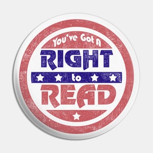 Right to Read (retro) Pin