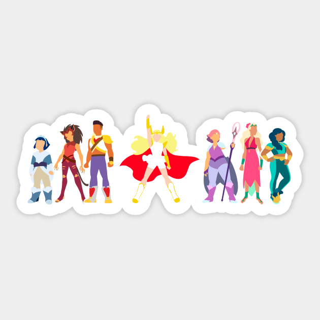 Minimalist Princesses of Power - She Ra - Sticker