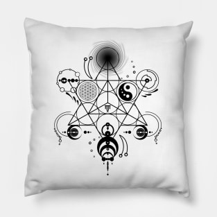 Sacred Geometry - Crop Circles - Manafold Art Pillow