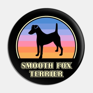 Smooth Fox Terrier Vintage Sunset Dog Pin