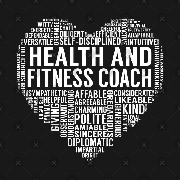 Health and Fitness Coach Heart by LotusTee