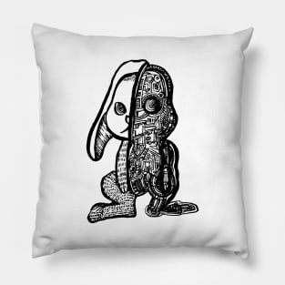 Rabbit bot. Pillow