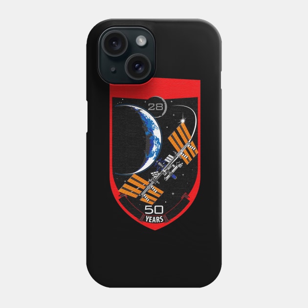 Black Panther Art - NASA Space Badge 83 Phone Case by The Black Panther