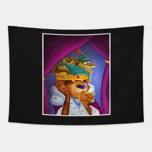 Prince John and Sir Hiss Tapestry