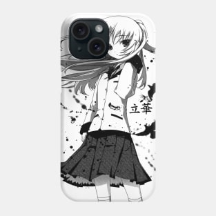 Angel ink splatters Phone Case