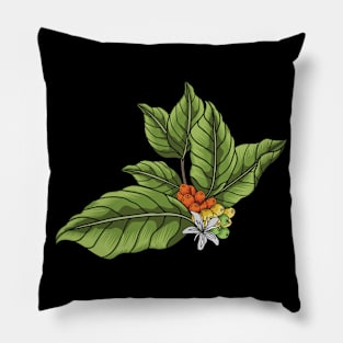 Coffee Bean Tree Pillow