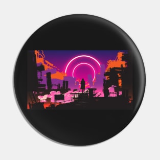 Dystopian city Pin