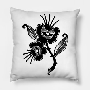 Dark flower Pillow