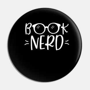 Book Nerd Pin