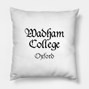 Oxford Wadham College Medieval University Pillow