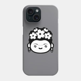 Adorable Frida Kahlo Mexican female artist cute kawaii portrait decoration Phone Case