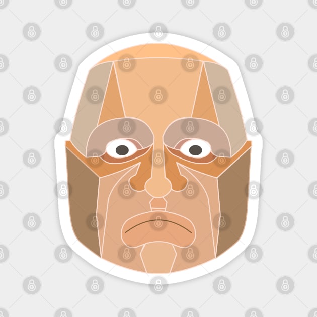 Grumpy Kryten Magnet by Neon-Light