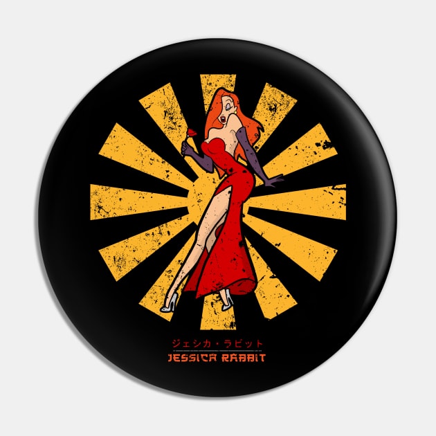 Jessica Rabbit Retro Japanese Pin by Nova5