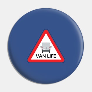 Van Life Traffic Sign Pin