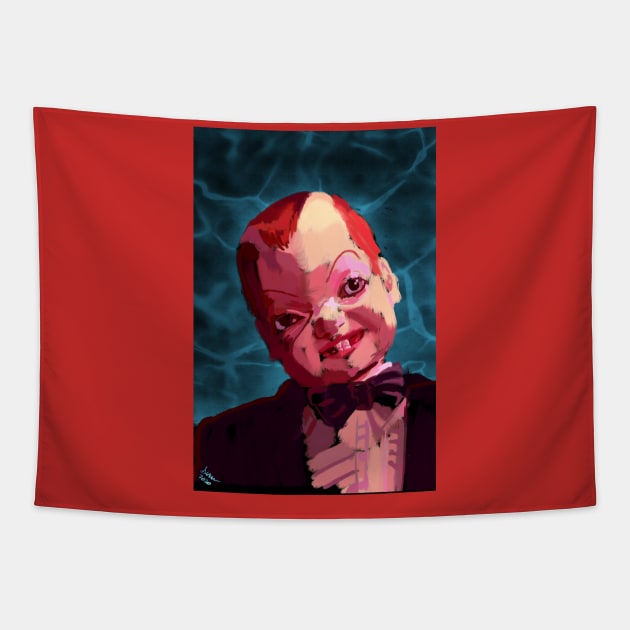 Profondo Rosso Tapestry by dryanmowry