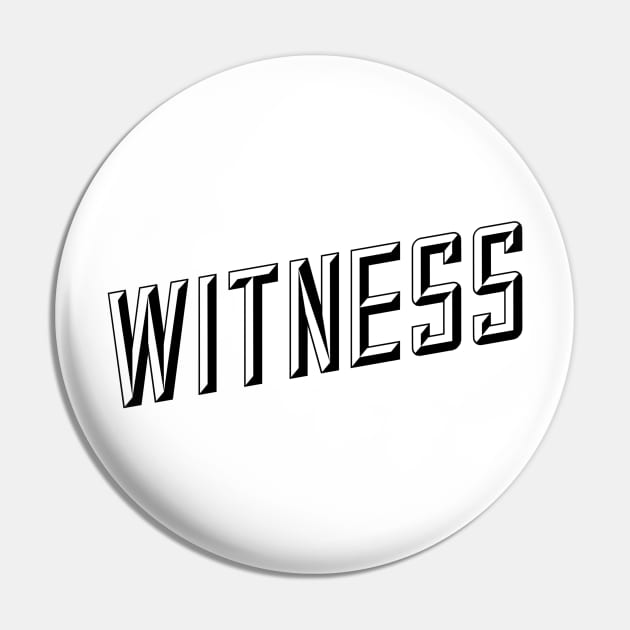 witness Pin by GMAT