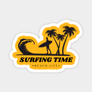 Surfing Time t-shirt Magnet