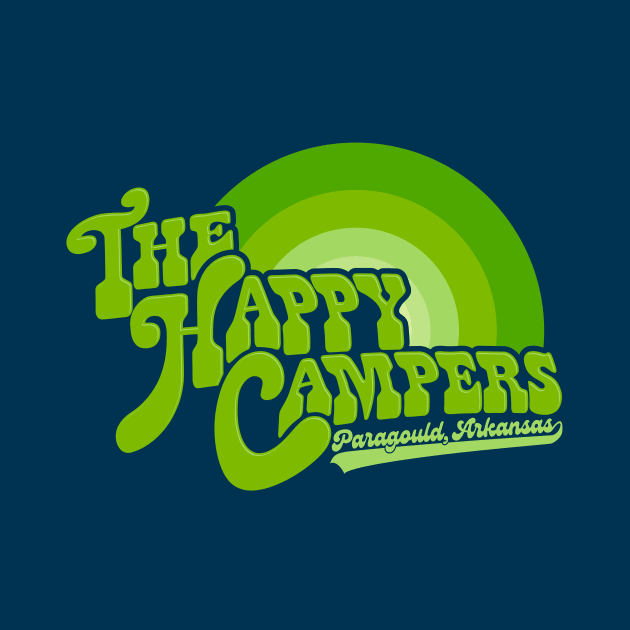 The Happy Campers - Green Rainbow by rt-shirts