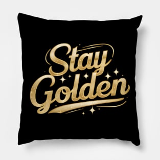 Women Stay Golden Classic Vintage 80's 90's Funny Pillow