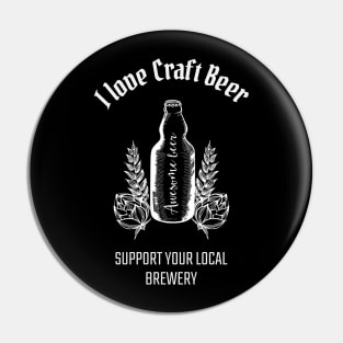 Support Your Local Brewery Pin