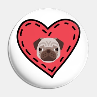 Dog in my heart/Love dog Pin