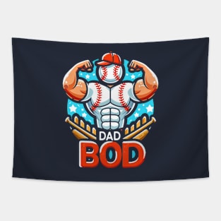 Dad Bod - baseball Tapestry