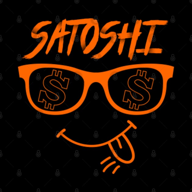 Satoshi Orange Smile Face by GreenCraft