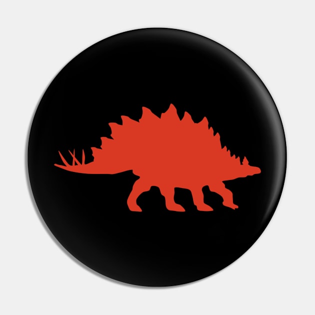 Stegosaurus Gift Ideas T-Shirt Pin by gdimido