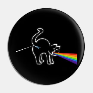 Cat puke dark side Pin