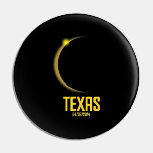 Sun Eclipse Total Solar Texas April 8 2024 Path Of Totality Pin