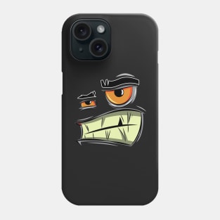 Angry Monster Face Funny Halloween Simple Costume Phone Case