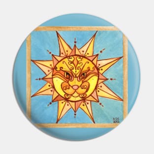 Sun Lion Pin