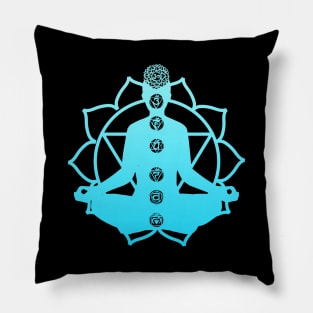 Chakra Meditation Spirituality Yoga Om Zen Pillow