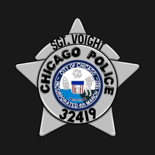 Sergeant Hank Voight | Chicago PD Badge 32419 T-Shirt