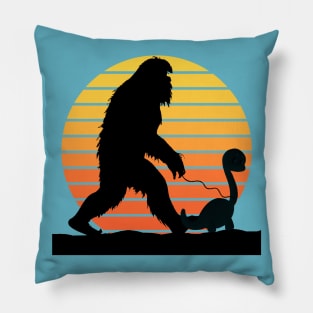 Bigfoot walking Dinosaur Pillow